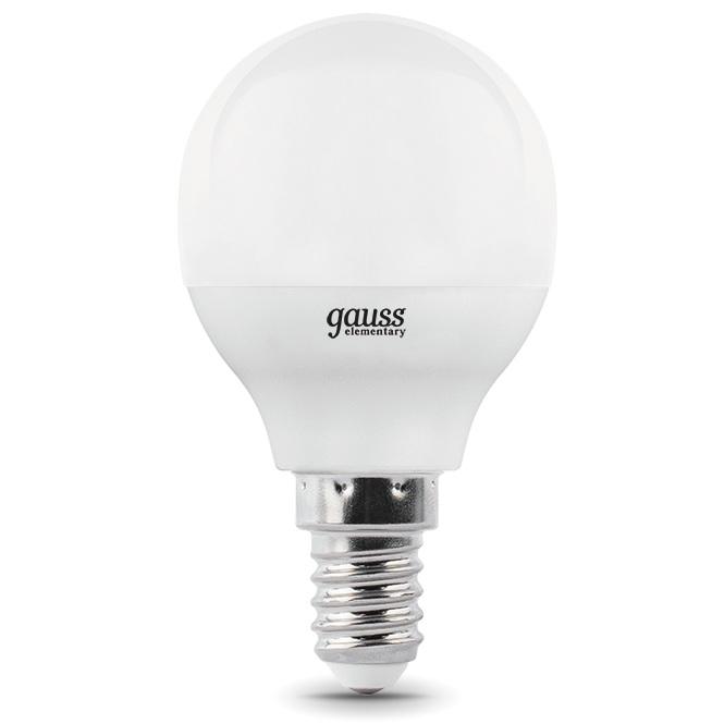 Купить Лампа светодиодная Gauss 53118 Elementary Globe 8W E14 3000K