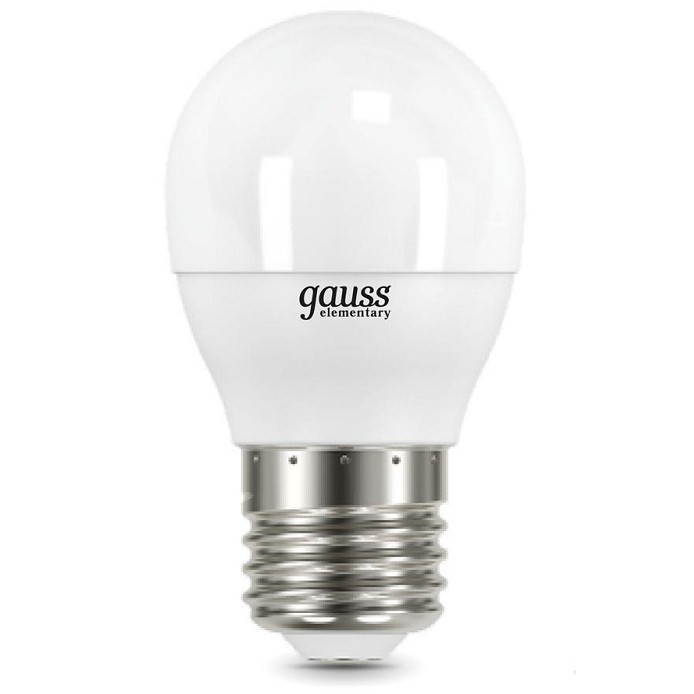 Купить Лампа светодиодная Gauss 53212 Elementary Шар 12W E27 3000K