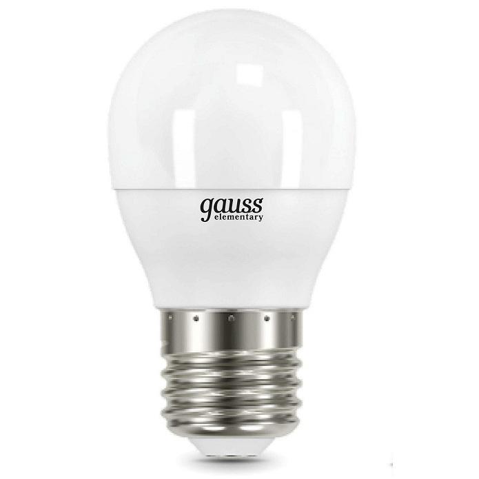 Купить Лампа светодиодная Gauss 53222 Elementary Шар 12W E27 4100K