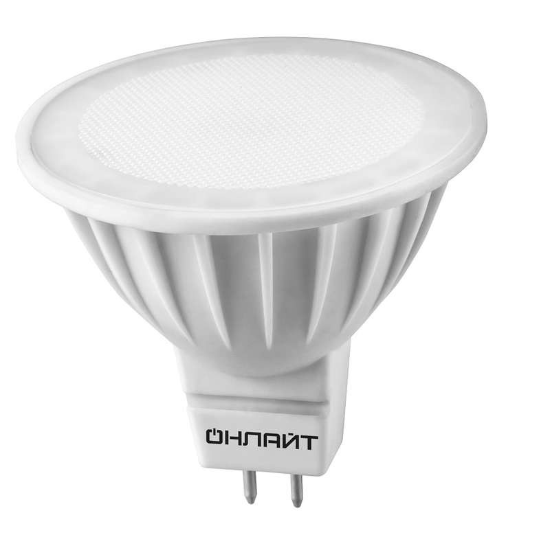 Купить Лампа светодиодная 61 890 OLL-MR16-10-230-4K-GU5.3 10Вт ОНЛАЙТ 61890