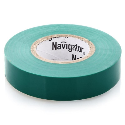 Купить Изолента ПВХ Navigator 15 мм зеленая NIT-B15-20/G