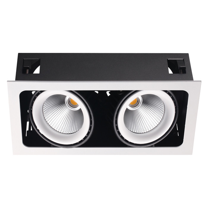 

Светильник встраиваемый светодиодный Novotech Gesso 358038 белый/черный 2х32W 220V
