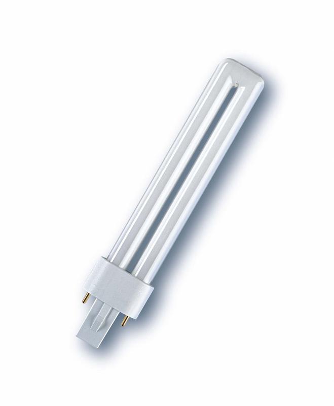 Купить Лампа люминесцентная компакт. DULUX S 9W/827 G23 OSRAM 4050300006000