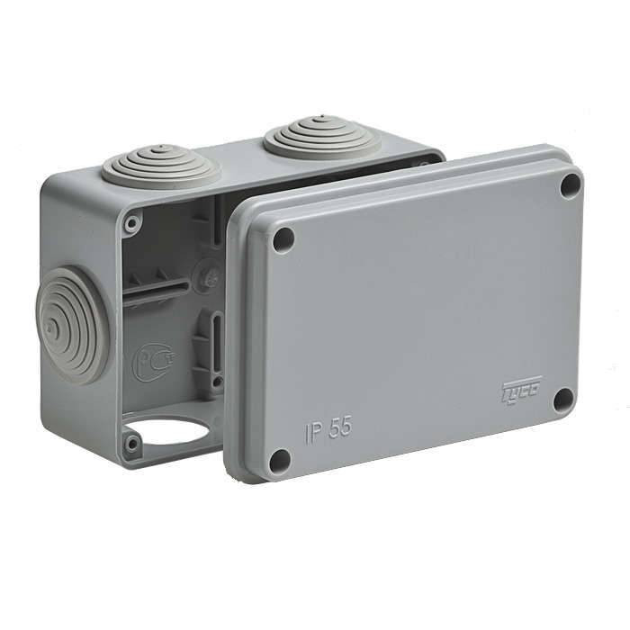 

Коробка распределительная Ruvinil ОП 120х80х50мм IP55 67051, Серый