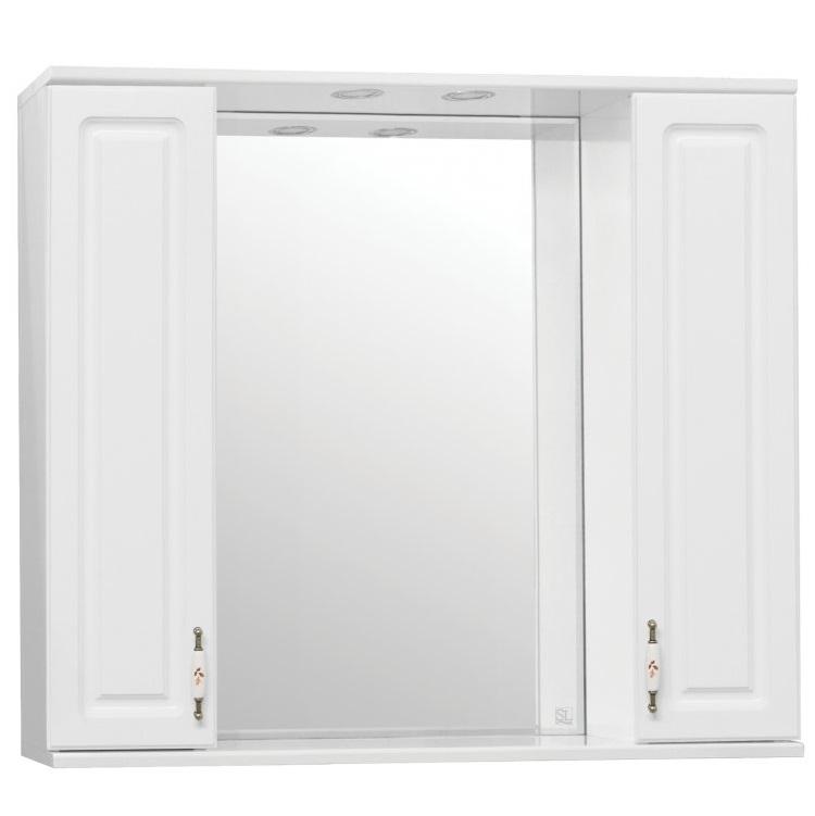 Купить Зеркало-шкаф Style Line Олеандр-2 90/С Люкс белый
