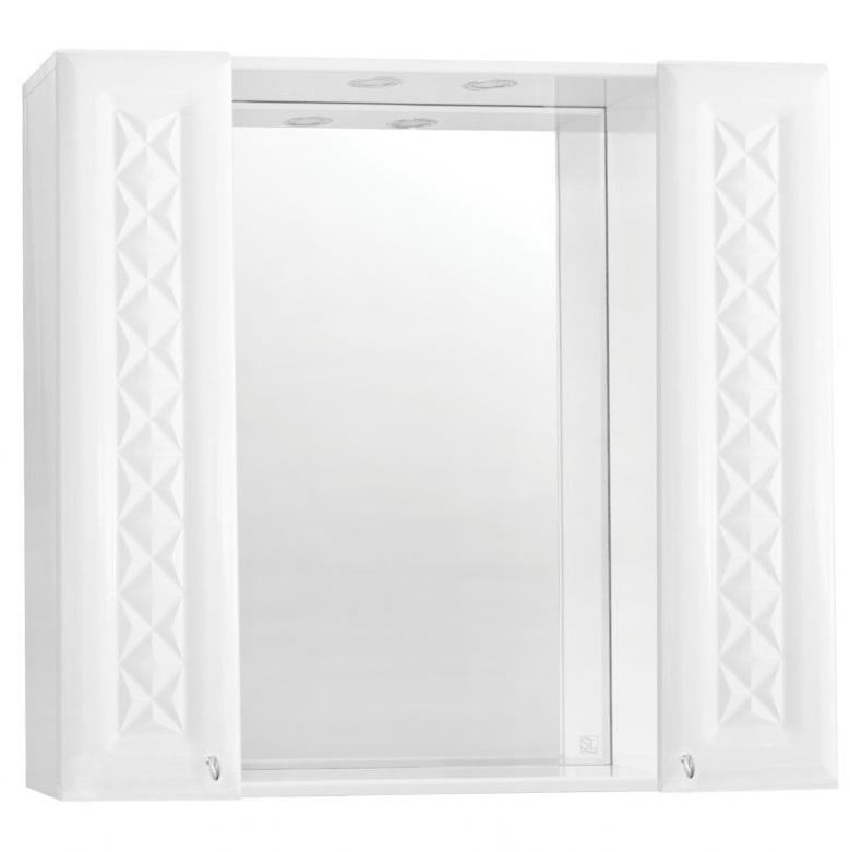 Купить Зеркало-шкаф Style Line Канна 90/С белый