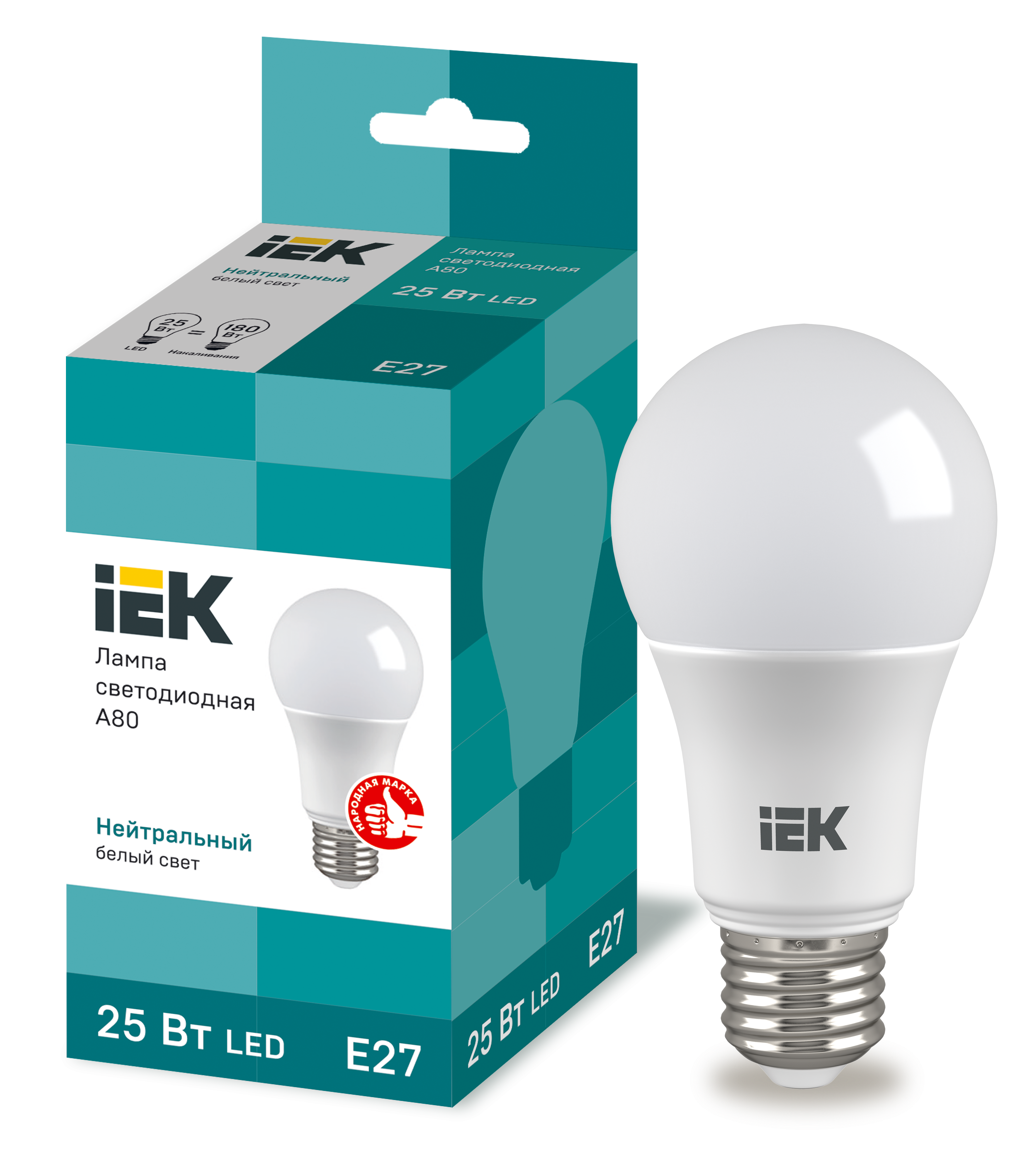 Купить Лампа светодиодная IEK LLE-A80-25-230-40-E27 A80 шар 25Вт E27 4000К