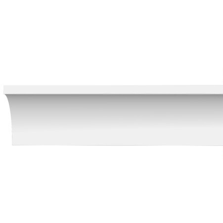 

Плинтус потолочный полиуретановый Decomaster 96010 2400х50х50 мм, Белый