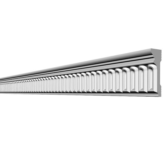 

Плинтус потолочный из пенополистирола Де-Багет Decor ДП 12/60 2000х60х20 мм, Белый