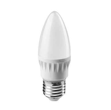 Купить Лампа светодиодная 71 634 OLL-C37-8-230-2.7K-E27-FR 8Вт свеча 2700К тепл. бел. E27 560лм 176-264В ОНЛАЙТ 71634