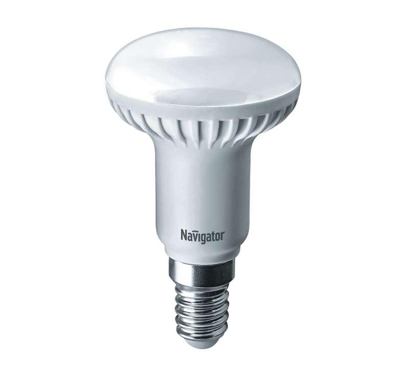 Купить Лампа светодиодная 94 259 NLL-R50-5-230-2.7K-E14 5Вт 2700К тепл. бел. E14 375лм 220-240В Navigator 94259