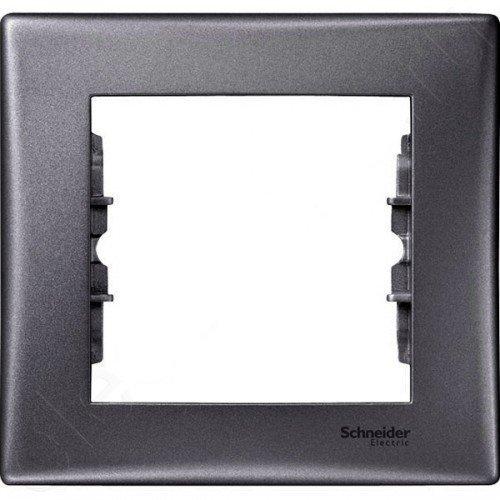 

Рамка одноместная Schneider Electric Sedna SDN5800170 графит