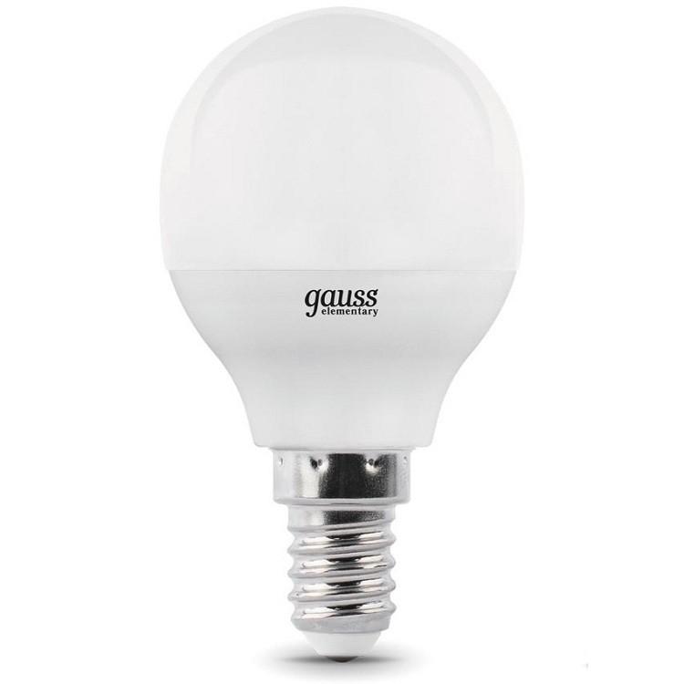 Купить Лампа светодиодная Gauss 53122 Elementary Globe 12W E14 4100K