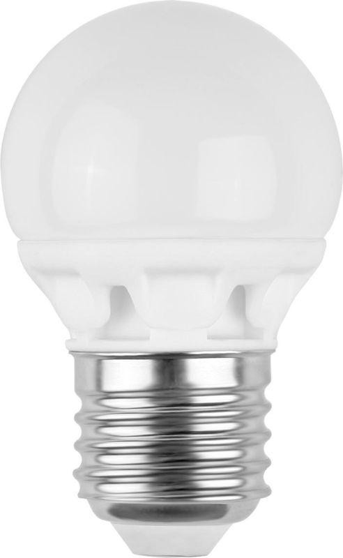 Купить Лампа светодиодная LED3-G45/845/E27 3Вт шар 4500К бел. E27 260лм 220-240В Camelion 11376