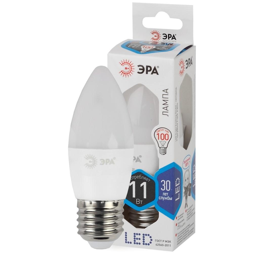 Купить Лампа светодиодная Эра Led B35-11W-840-E27 E27 11W 4000K