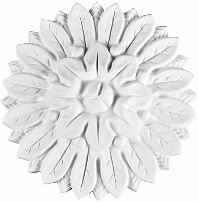 

Орнамент из полиуретана Decomaster 80155 D155 мм, Белый