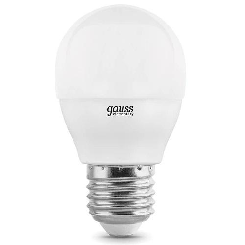Купить Лампа светодиодная Gauss 53216 Elementary Globe 6W E27 2700K