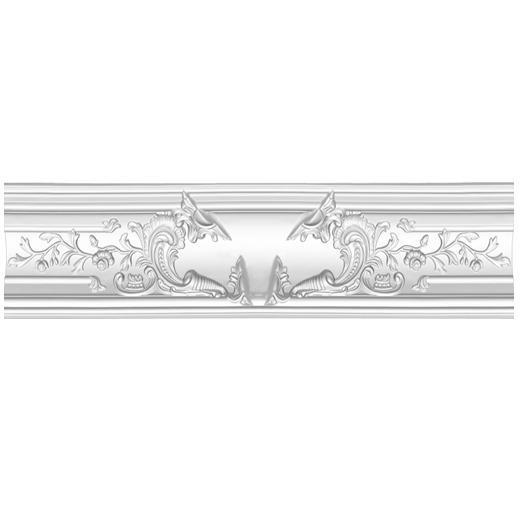 

Плинтус потолочный полиуретановый Decomaster DP 41 2400х175х172 мм, Белый