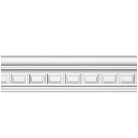 

Молдинг полиуретановый Decomaster DT 9866 2400х88х28 мм, Белый