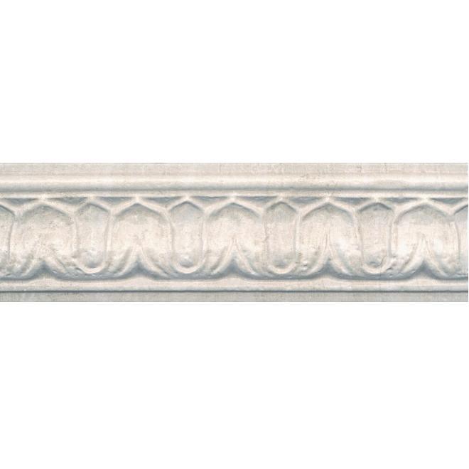 

Бордюр керамический Kerama Marazzi BAC003 Пантеон светло-бежевый 250х75 мм