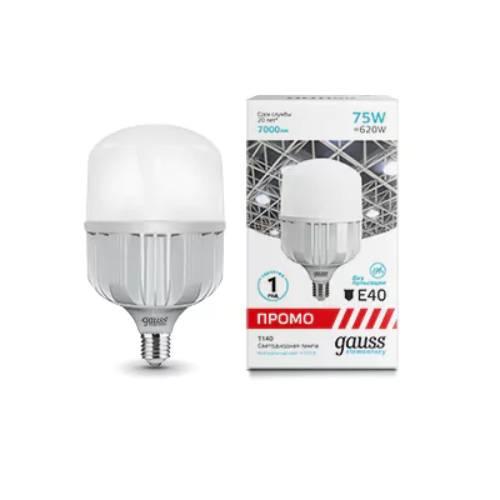 Купить Лампа светодиодная Gauss Elementary Promo T140 60428 75W 7000lm 4100K E40 LED