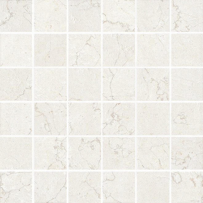 

Декор керамический Kerama Marazzi Белгравия светлый мозаичный 300х300 мм, Белый