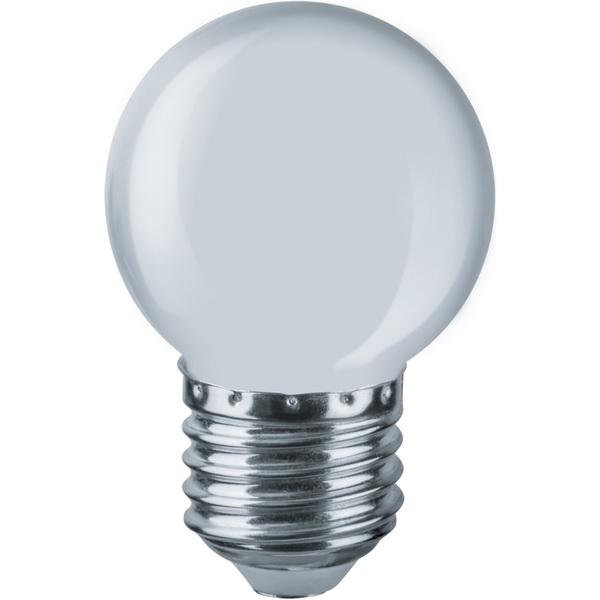 Купить Лампа светодиодная декоративная Navigator 61243 NLL-G45-1-230-W-E27 1W белая