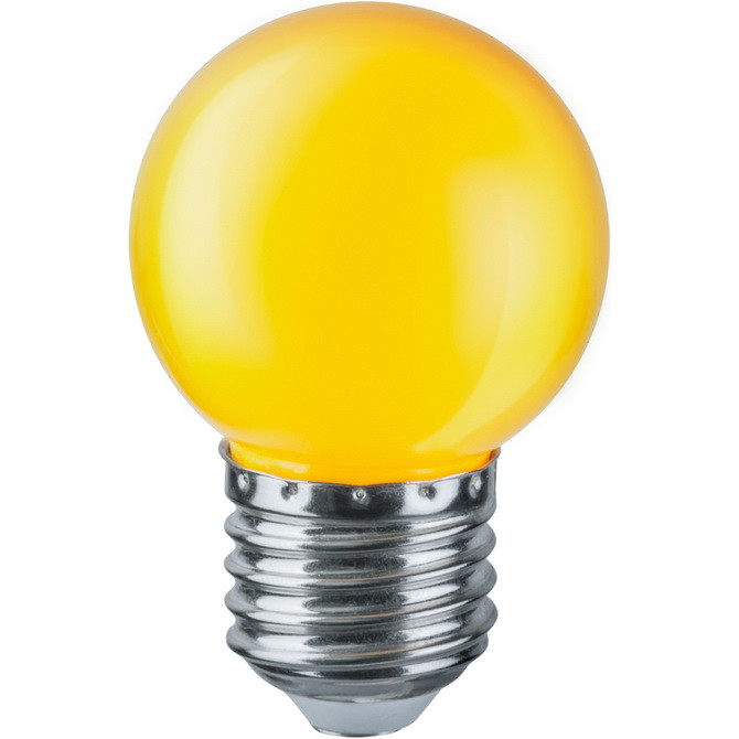 Купить Лампа светодиодная декоративная Navigator 71830 NLL-G45-1-230-Y-E27 1W желтая
