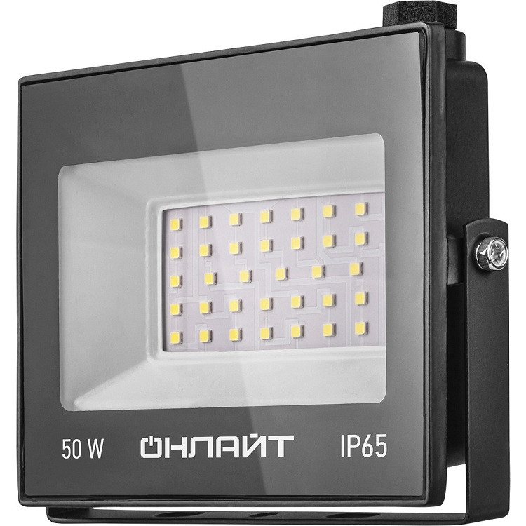 Купить Прожектор светодиодный Онлайт OFL-50-4K-BL-IP65-LED 50W IP65 4000К