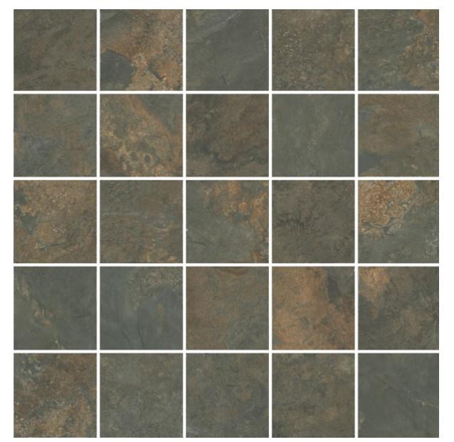 

Декор керамический Kerama Marazzi Рамбла коричневый мозаичный 25х25