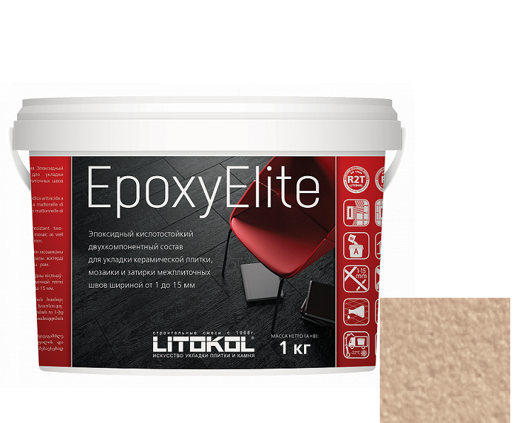 Купить Затирка эпоксидная для швов Litokol Epoxyelite E.09 песочная 1  кг