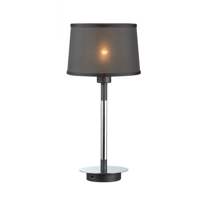 Купить Настольная лампа Odeon Light Loka 4159/1T черная E27 15W