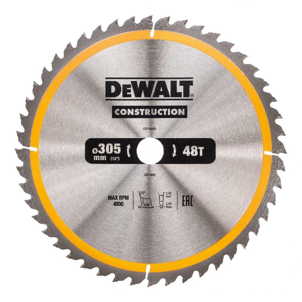 Купить Диск пильный DeWalt Construct DT1959 305х30 мм 48 зубьев