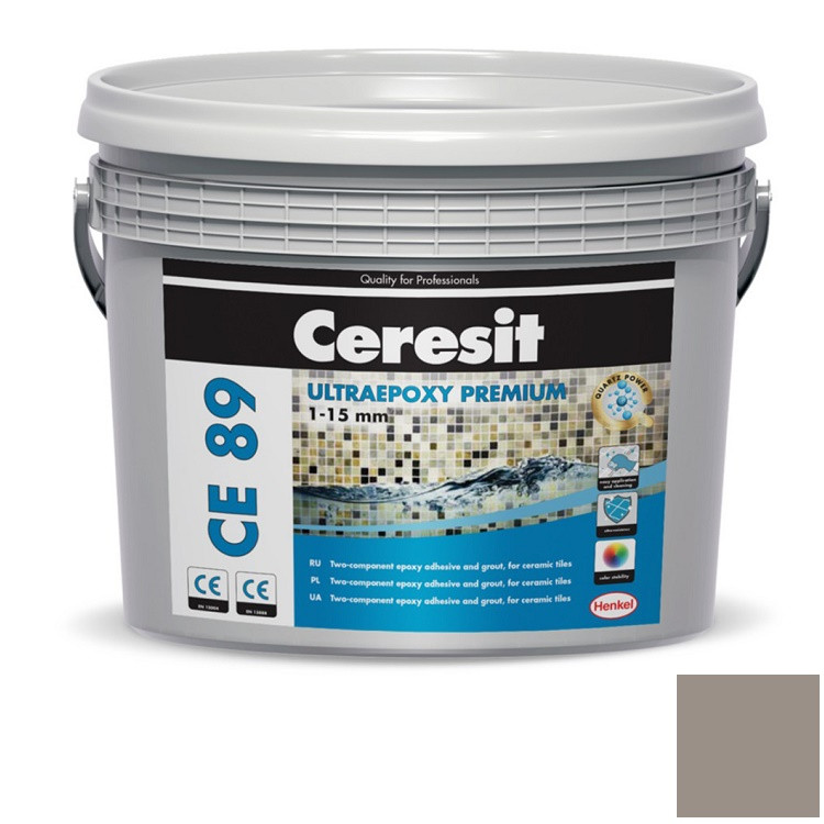 Купить Затирка эпоксидная Ceresit СЕ 89 Ultraepoxy Premium №814 Natural Quartz 2,5 кг