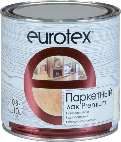Купить EUROTEX Эко Лак паркетный матовый 0,8 л 6 207367
