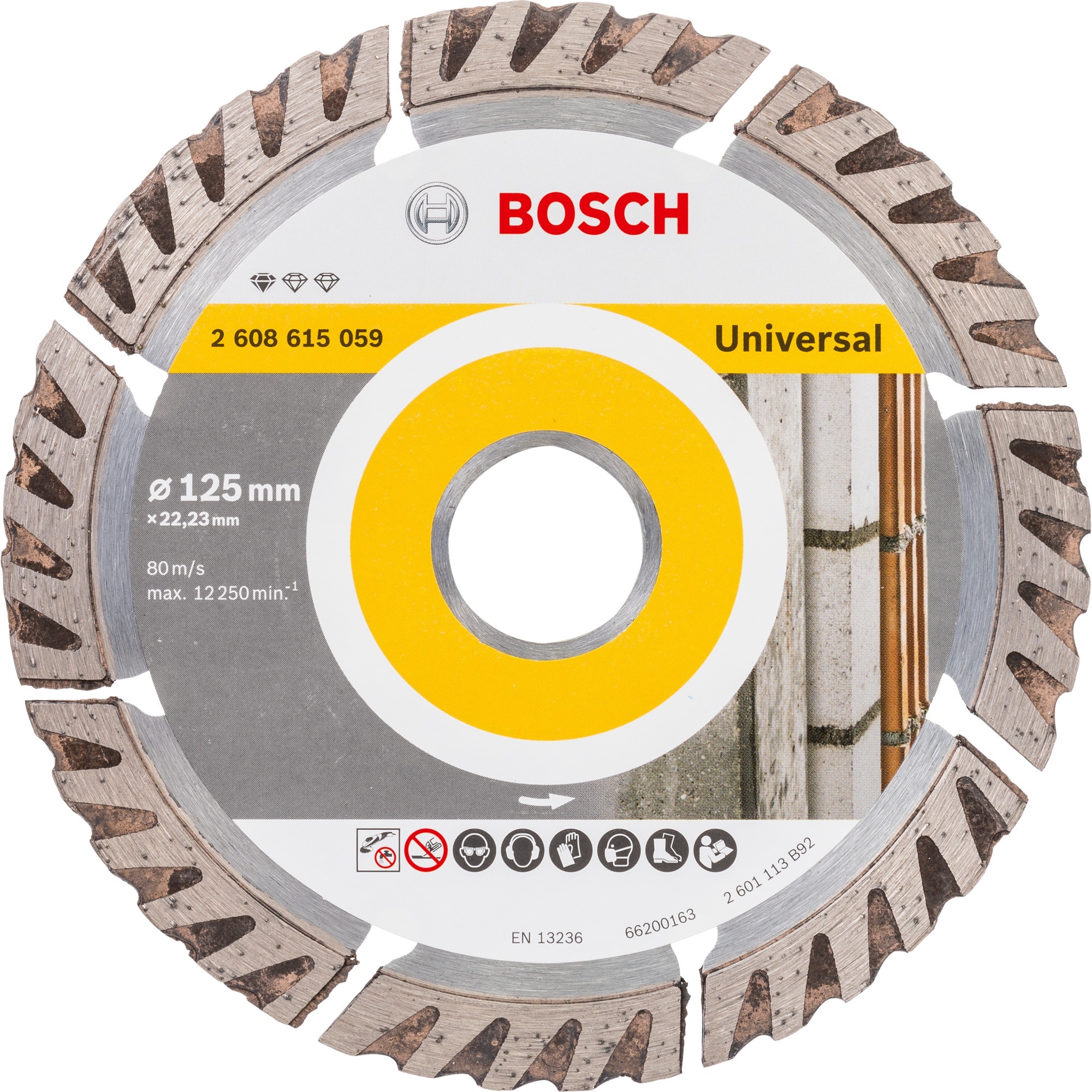 Купить Bosch Universal 125 мм, 2 мм