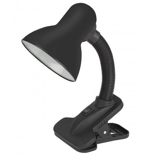 Купить Настольная лампа Эра N-102 черная на прищепке E27 40W 220V