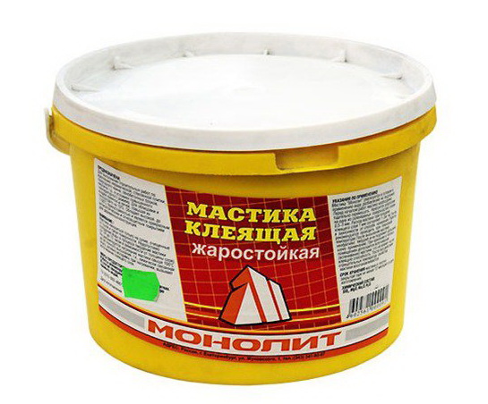 Мастика Монолит, 20 кг, клеящая жаростойкая