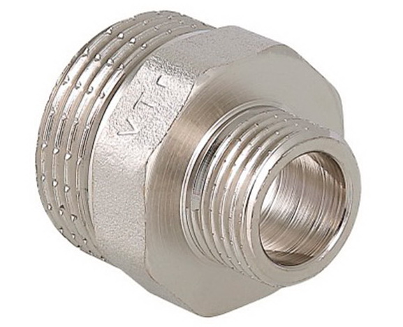 

Ниппель латунный 1/2"х1/4" резьба наружная-наружная