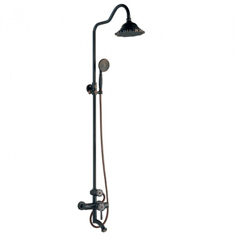 

Душевая стойка Lemark Jasmine LM6662ORB черная бронза