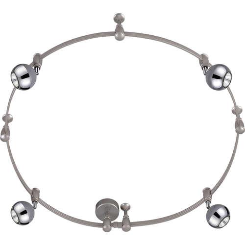 

Светильник трековый с гибкой шиной Odeon Light Cemeta 3801/4TR графитовый серый GU10 4х50W 220V