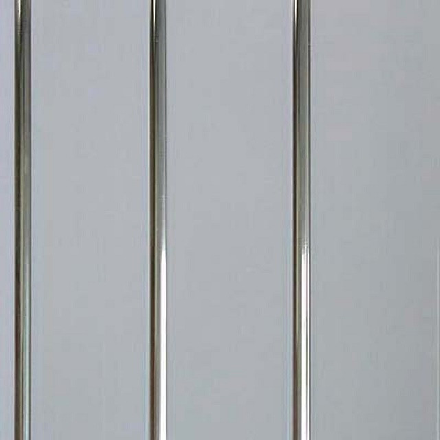 Панель ПВХ трехсекционная Олимпия хром 3000х240 мм