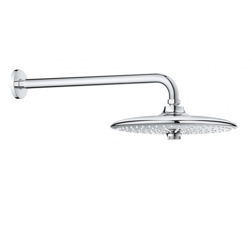 

Grohe 26 459 000 Euphoria SmartControl Верхний душ Ø260 мм, 3 реж.,с бок. кроншт. 380 мм, EcoJoy