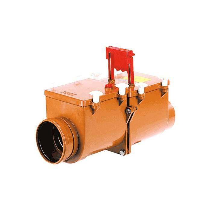 Купить Затвор канализационный Дн 110 б/нап 2камер с фиксатором,2люк HL 710.2