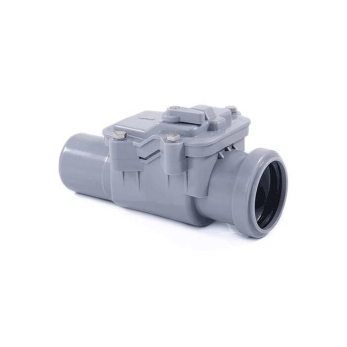 Клапан серый PP-H обратный канализационный Дн 50 б/нап в/к RTP (РосТурПласт) 11338