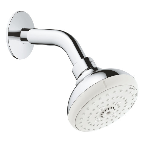 

Верхний душ Grohe New Tempesta 100 26088001 с душевым кронштейном, Хром