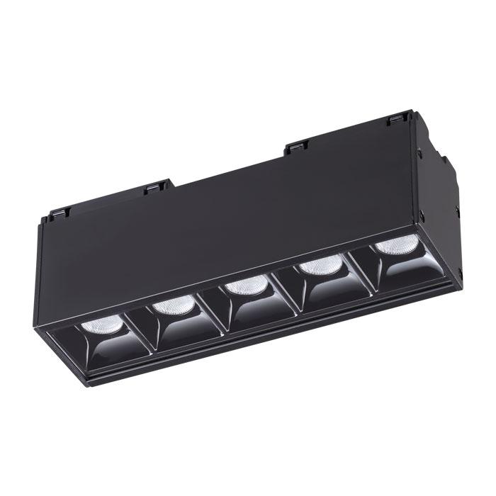 

Светильник трековый светодиодный Novotech Kit 358073 черный 10W 12V