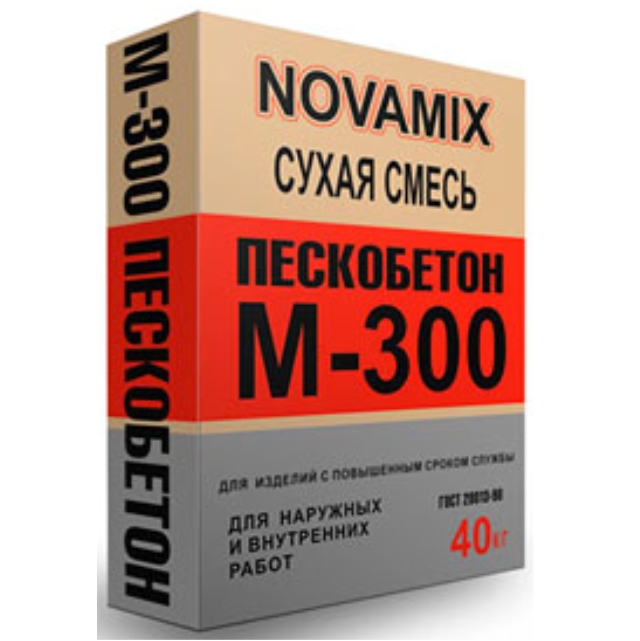 Novamix М300, 40 кг, Пескобетон