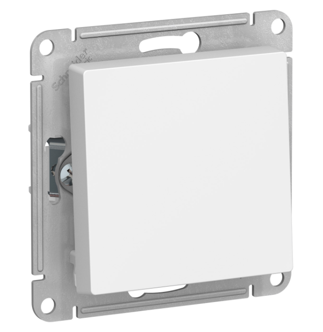

Переключатель 1-клавишный Schneider Electric SE Atlas Design белый