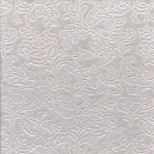 Декоративная панель МДФ Deco Цветы белый и серебро 111 2800х1000 мм